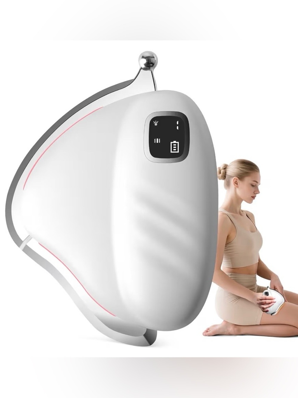 Heated Muscle Scraper Tool, 4-in-1 Light Therapy